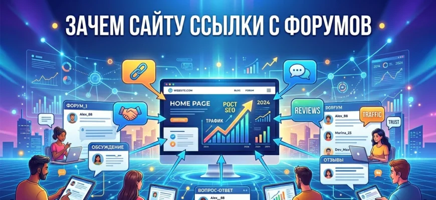 Зачем сайту ссылки с форумов